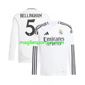 Completo Calcio Real Madrid Jude Bellingham 5 Divisa Prima 2024-2025 ML